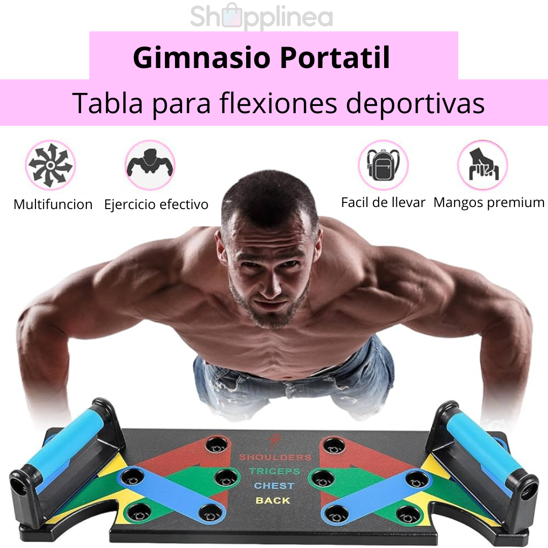PowerPush™ – Tabla multifuncional de entrenamiento (incluye banda resistente)
