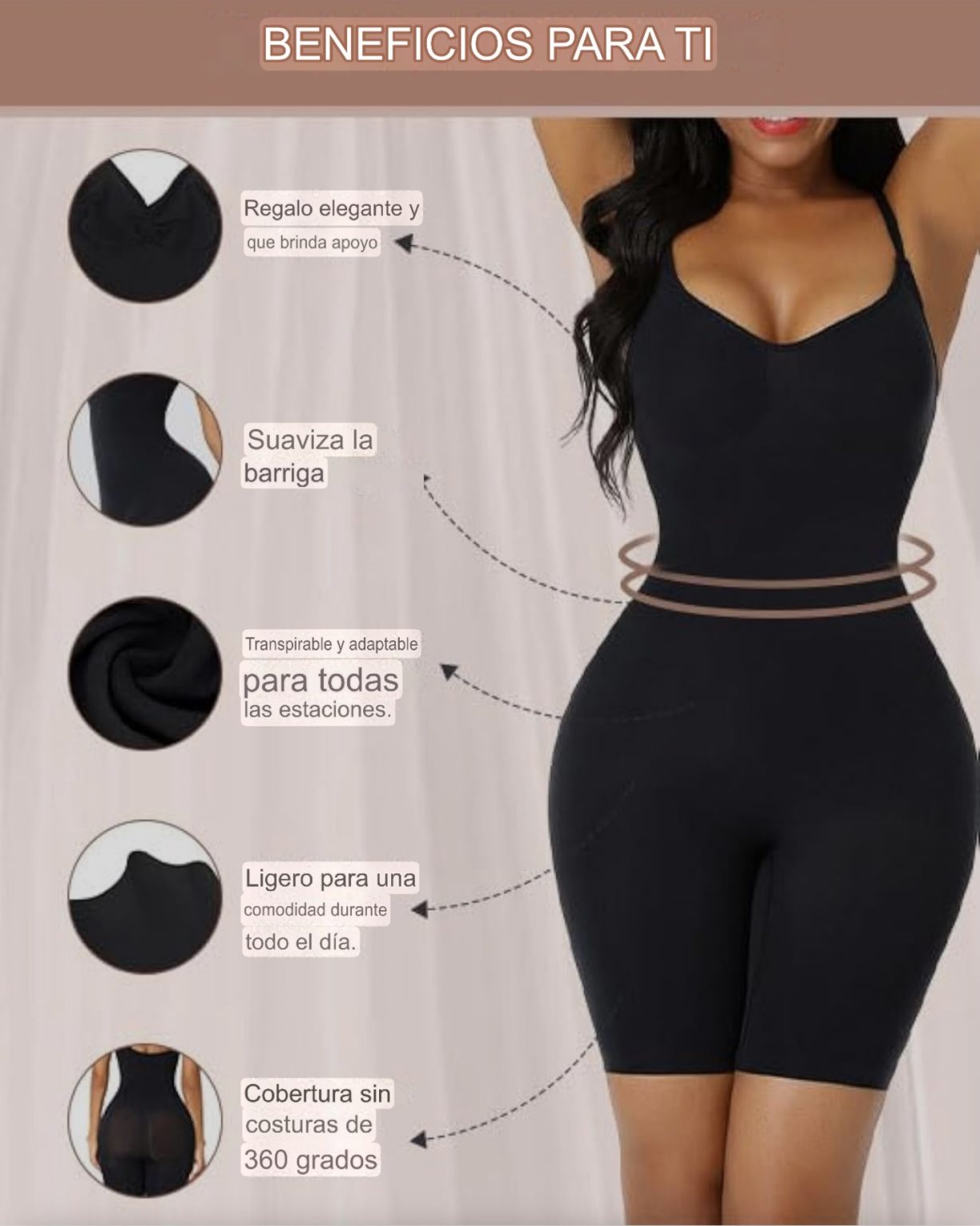 SlimSculpt™
Faja moldeadora corporal