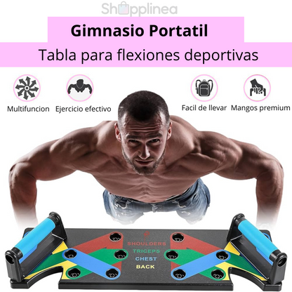 PowerPush™ – Tabla multifuncional de entrenamiento (incluye banda resistente)